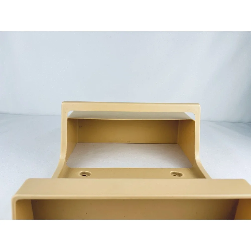 Vintage 1980s Rubbermaid Clean Up Caddy Tan Plastic Wall Mounts #2320